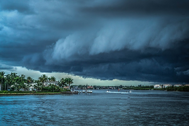 incoming storm