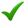 Green Check mark